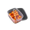 Shunxin Recipiente de Plástico para Freír Almuerzo Recipiente de Plástico para Freír en Microondas Recipiente de Plástico para Freír