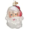 Papai Noel Criativo Pingente de Vidro de Natal Pintado à Mão Produtos de Vidro de Borossilicato Alto Podem Ser Personalizados Artesanato para Venda por Atacado
