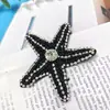 Parche de Tela Nuevo Hecho a Mano con Perlas Estrella de Mar Pequeña Parche para Agujeros Accesorios Decorativos para Equipaje Ropa Accesorios Funda para Teléfono Móvil