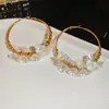 Pendientes Dulces de Pétalos de Flor Acrílicos, Estilo Festivo, Modernos, Versátiles, Elegantes, Pendientes de Gama Alta para Mujer