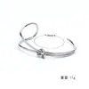 Nuevo pulsera de titanio de estilo frío ins de nicho de Corea del Sur, pulsera de titanio de acero con nudos irregulares, joyería de mano simple de moda