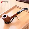 Você como novo modelo clássico acessórios para fumar cachimbo preto marrom cachimbo atacado moderno criativo cachimbo de bocal plano pode personalizar