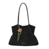Bolso tote de gamuza para mujer 2026 nuevo modelo nicho retro diario para ir al trabajo bolso de hombro de gran capacidad bolso de mano