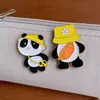 Lindo Broche de Panda Animal de Dibujos Animados Panda Gigante Divertido Insignia de Metal Pin para Ropa de Bebé de Estudiante Hombre y Mujer