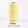 Cuerda de algodón hilado en núcleo engrosada de 4 mm, cuerda de tejido hecha a mano DIY de poliéster-algodón, material para tapices, colgantes de bolso y cordones para colgar
