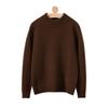 Suéter infantil de gola alta em cashmere para meninos e meninas, suéter quentinho para usar por baixo de outras peças, suéter de cashmere tricotado para bebês, moderno e estiloso.