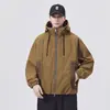 Chaqueta con capucha para hombre estilo Old Money 2026 Nueva Tendencia de Moda Casual Otoñal Chaqueta Ropa Exterior Fresca Pícara de Gama Alta Camisa