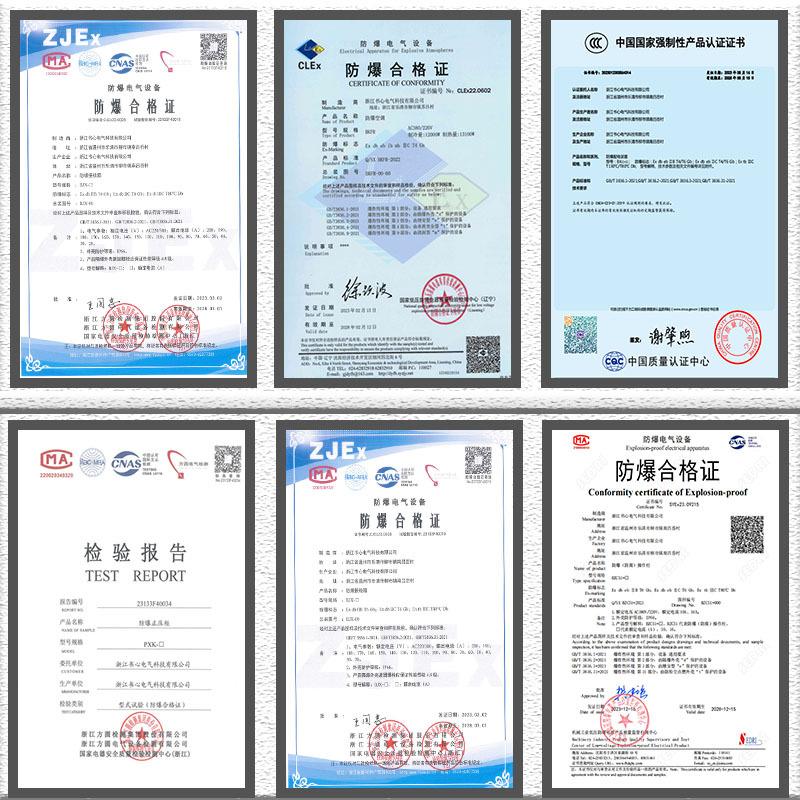 详情页防爆合格证