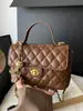 Bolso Pequeño de Moda Transfronterizo, Bolso Versátil de Hombro y Cruzado, Bolso de Cadena Acolchado de Alta Gama, Bolso Minimalista de Nicho para Mujer
