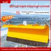 Pá de neve montada em veículo equipada com carregador de direção ajustável, soprador de neve de estrada, equipamento de remoção de neve
