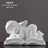 Figura de angelito de estilo europeo retro, adornos artísticos, estatuas de yeso, modelos decorativos