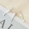 Colgante de pez koi bañado en plata de ley s925 con acabado cepillado fino, accesorio con forma de pez para pulsera de perlas y decoración de collar DIY