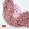 Estilo nórdico DIY banda elástica alta para el pelo de niños línea de material paquete de 90 metros línea de seis puntas multicolor de 2 mm