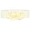 Atacado chiffon rosa dupla flor elástico na cintura selo coreano senhoras dupla flor super largo selo na cintura/cinto