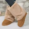 Otoño 2026 Nuevo Talla Grande Botas Casuales Cómodas para Mujer Estilo Europeo y Americano Modernas para Exteriores Talla Única