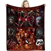 Cobertor de Flanela com Personagens de Terror para Halloween e Natal da Amazon, Impressão Digital, Fornecimento Direto da Fábrica no Atacado