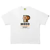 Marca Trendy Japonesa Ape Man Shark Skzoo Colaboración Camiseta Unisex de Manga Corta de Corte Holgado Disponible para Venta Transfronteriza a Largo Plazo