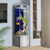 Aquário Pequeno Vertical para Sala de Estar 2026 Novo Modelo Filtração de Circulação Integrada Aquário Ecológico Ultra Transparente Doméstico para Visualização