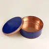 Latas Redondas de Hojalata Personalizadas por el Fabricante, Cajas de Lata para Galletas, Latas para Empaque de Alimentos, Latas Metálicas para Dulces y Snacks