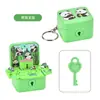 Mochila Plegable 3D Miniatura Mundo de Hielo y Nieve Libro Pop-Up Animal de Dibujos Animados Colgante Juguete de Regalo para Niños y Niñas