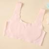Camiseta interior de seda helada para desarrollo de pad LaTeX, top de tubo para niña, 9-13 años, niña de primaria, estudiante de secundaria, sujetador para niña