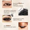 Pestañas Postizas DIY Transfronterizas Voluminosas Voluminosas Curva D 30P 60P 80P 100P Pegamento Termofusible Cabello Exportación Europea y Americana Venta al por Mayor