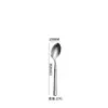 Acero Inoxidable 304 Vajilla Occidental Cuchillo, Tenedor, Cuchara de Estilo Romano, Cuchara de Servir, Espátula para Pasteles, Cuchillo para Mantequilla, Utensilios de Servicio para Restaurante