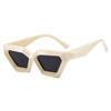 Gafas de sol de tendencia de viaje poligonales europeas y americanas, estilo punk, personalidad de influencer de internet, hip hop, chica guapa, gafas de sol a prueba de rayos UV