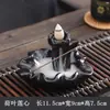Queimador de Incenso de Refluxo Cerâmico Preto Novo Criativo para Casa Escritório Queimador de Incenso Ornamentos de Caminho de Incenso Fabricante Dropshipping