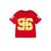 Ropa de Hip-Hop para Actuación Infantil, Trajes Geniales y Atractivos de Manga Corta Estilo Hip-Hop para Niñas y Niños, Ropa de Verano Moderna de Hip-Hop para Niños
