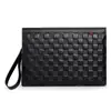Bolso de Piel Genuina para Hombre, Maletín de Mano para Hombre de Negocios, Bolso de Mano Casual de Gama Alta, Billetera Grande para Hombre, Bolso para Teléfono Móvil