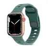 Para Apple Hebilla Cuadrada Correa de Reloj Apple iwatch Correa Deportiva de Silicona con Olas Homólogo de Temu/SHEIN
