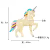 Broche de Unicornio Estilo Barroco Retro Europeo y Americano Color Esmalte Completo Diamante Animal Pin Hermoso Accesorio para Abrigo Broche