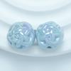 Bola de lã de cor sólida AB colorida diy pulseira grampo de cabelo brincos material com contas furo reto estrela de cinco pontas acessórios de joia