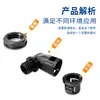 Conector de 90 Grados para Tubo Corrugado Kangzhe PA66 de Paso de Cable a Presión Manguera Flexible Plástico Ángulo Recto Retardante de Llama Rápido Prensaestopas PG