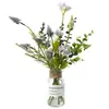 Transfronterizo Nuevo Modelo Lavanda Artificial Fruta Vidrio Falso Agua Decoración para el Hogar Artículos Planta Verde Artificial en Maceta Flores Falsas Adornos de Escritorio