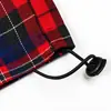 Pantalones Largos Casuales de Cuadros Sueltos para Hombre, Marca de Moda Americana, Estilo Japonés, Versátiles Elásticos Rectos de Pierna Ancha con Puños de Cordón