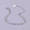 Pulsera sencilla de moda S10 de acero de titanio pulsera DIY para damas chapada en oro de 18k acero inoxidable doble amuleto joyería