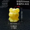 Oso de Cera de Abeja de Segunda Generación Accesorios para Colgante DIY Color Caramelo Oso Violento Accesorios Fabricante Mayorista Modelo Celebridad de Internet Xiaohongshu