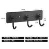 Ganchos de Acero Inoxidable sin Clavos de Múltiples Filas Transfronterizos con Adhesivo Fuerte para Cocina y Baño, Ganchos de Pared sin Clavos, Ganchos de Pared Adhesivos sin Rastro