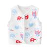 Colete de bebê de 0 a 2 anos, outono e inverno, acolchoado, masculino e feminino, colete de algodão para bebê