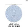 Molde de Resina de Cristal DIY Amapola Decoración del Hogar Posavasos Mandala Molde de Silicona Venta al por Mayor en Stock