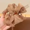 Goma para el pelo extragrande de estilo coreano de alta resistencia, coletero estilo perezoso para niñas, banda elástica para el pelo de alta gama