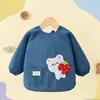Babero Impermeable de Pana para Bebé para Comer, Anti-Suciedad, Otoño e Invierno, Babero Unisex para Bebé, Babero Infantil