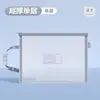Bolsa de Arquivo Classificadora de Assuntos em Malha Transparente com Zíper Dupla Camada Grande Capacidade Uso por Aluno do Ensino Fundamental Cor Morandi Bolsa para Mensalidade