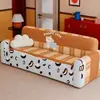 Funda de sofá universal ultra suave para todas las estaciones, totalmente elástica, transpirable, funda de una sola pieza, antideslizante, funda protectora antiarañazos de gato, modelo nuevo