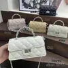 Bolso de Cadena Romboidal de Alta Calidad para Mujer, Nuevo Modelo de Moda Primavera y Verano 2025, Bolso de Hombro Portátil, Bolso Pequeño Cruzado con Textura