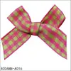8C06Nn Cinta a Cuadros de 6 Pulgadas con 5 Lazos de Nudo de Cuatro Puntos Juguete Lazo de Regalo Flor para Ropa Joyería