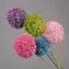Cebolleta artificial individual para decoración de bodas, flor de seda, flor artificial, arreglo floral de boda, material floral decorativo para arreglos de suelo y decoración de caminos