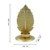 Suporte de Vela de Ferro Forjado Folha Dourada Nórdico Transfronteiriço com Recortes para Jantar Romântico à Luz de Velas Decoração de Casa Ornamento